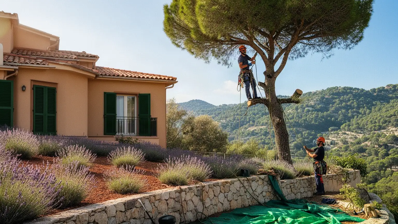 Prix et tarifs d'un élagage à Nice — combien coûte un élagueur ?